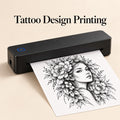 INF Bluetooth-enabled A4 thermal tattoo printer for hazardous waste labels and tattoo transfers