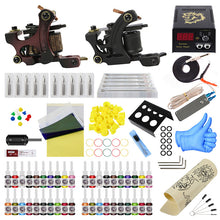 Load image into Gallery viewer, Tattoo Machine Complete Set with 40 Tattoo Inks
